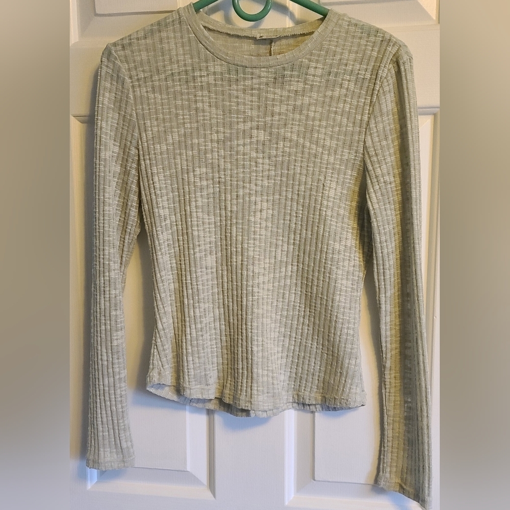 Free People Ribbed Fitted Top